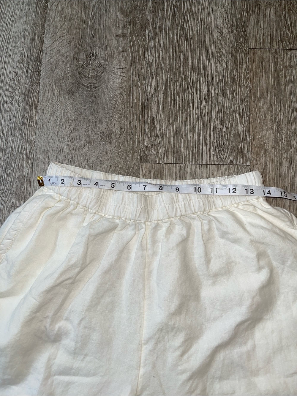 New urban outfitters linen blend parachute ivory pants bottoms  medium - Picture 5 of 7